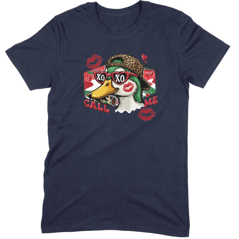Retro "Call Me" Mallard Hunter Tee