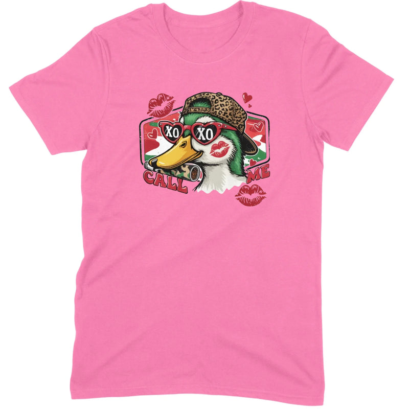 Retro "Call Me" Mallard Hunter Tee