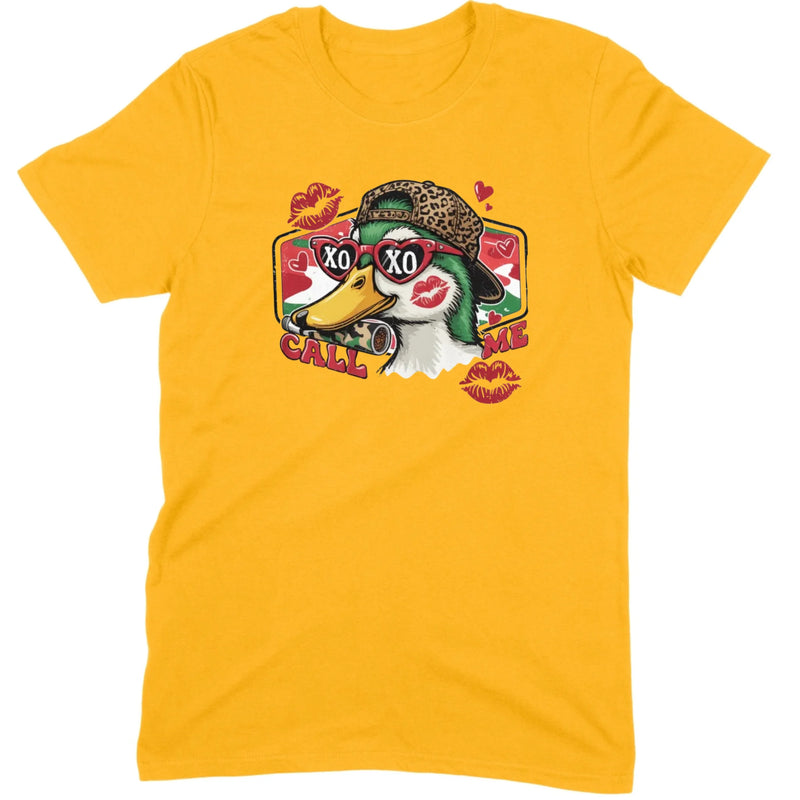 Retro "Call Me" Mallard Hunter Tee