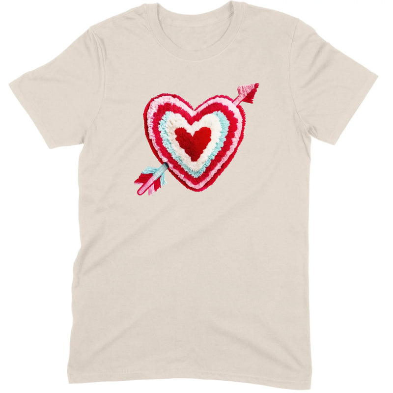Chenille Heart with Arrow Tee