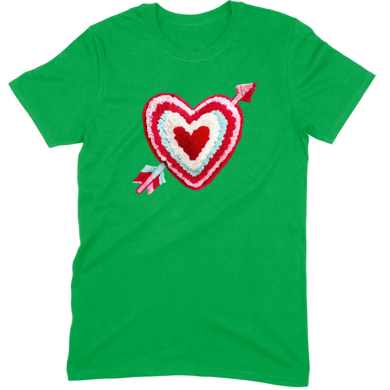 Chenille Heart with Arrow Tee