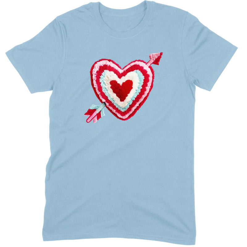 Chenille Heart with Arrow Tee