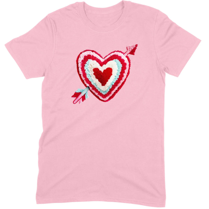 Chenille Heart with Arrow Tee
