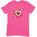 Chenille Heart with Arrow Tee