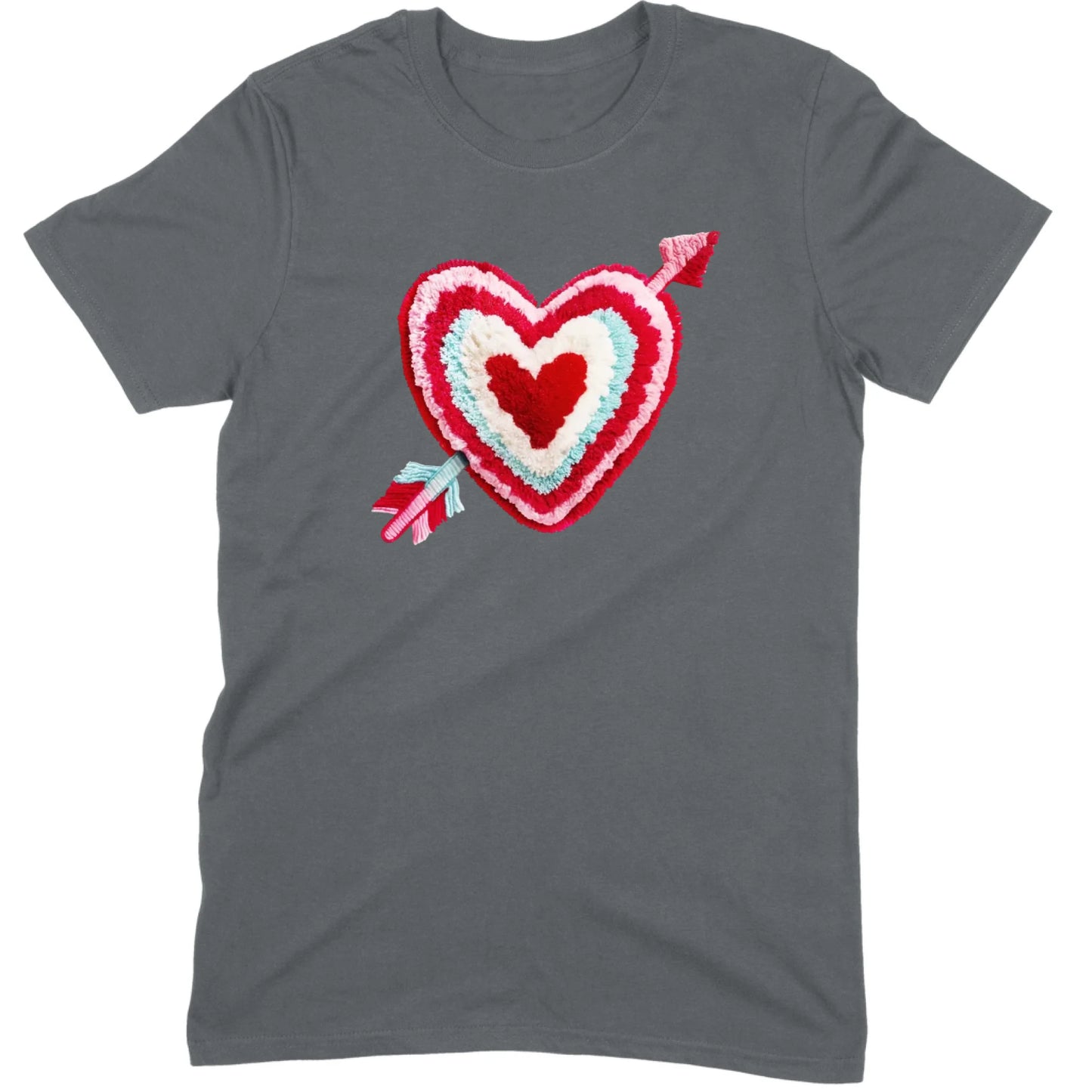 Chenille Heart with Arrow Tee