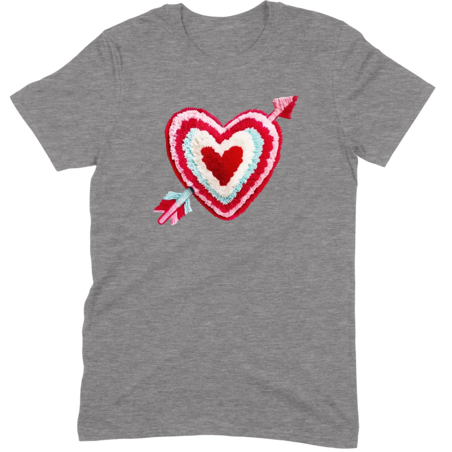Chenille Heart with Arrow Tee