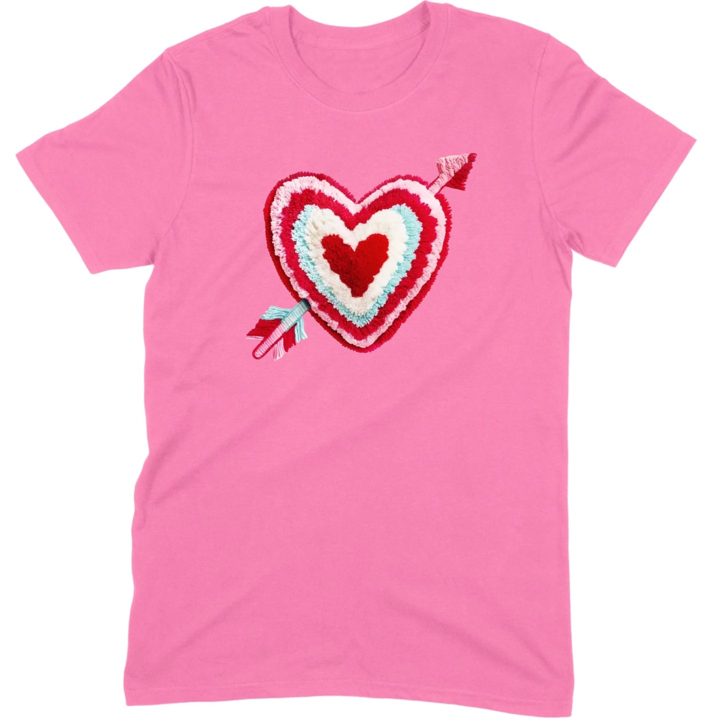 Chenille Heart with Arrow Tee