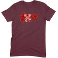 Crochet "LOVE" Heart & Bow Tee