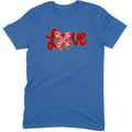 Crochet "LOVE" Heart & Bow Tee