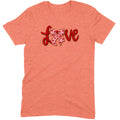 Crochet "LOVE" Heart & Bow Tee