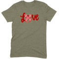 Crochet "LOVE" Heart & Bow Tee