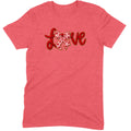 Crochet "LOVE" Heart & Bow Tee
