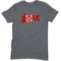 Crochet "LOVE" Heart & Bow Tee