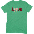 Crochet Script "LOVE" with Bow Tee