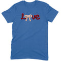 Crochet Script "LOVE" with Bow Tee