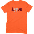 Crochet Script "LOVE" with Bow Tee
