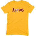 Crochet Script "LOVE" with Bow Tee