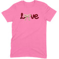 Crochet Script "LOVE" with Bow Tee