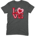 Crochet "LOVE" Red/Pink Chunky Knit Tee