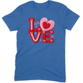 Crochet "LOVE" Red/Pink Chunky Knit Tee