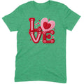 Crochet "LOVE" Red/Pink Chunky Knit Tee