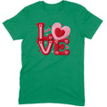 Crochet "LOVE" Red/Pink Chunky Knit Tee