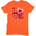 Crochet "LOVE" Red/Pink Chunky Knit Tee