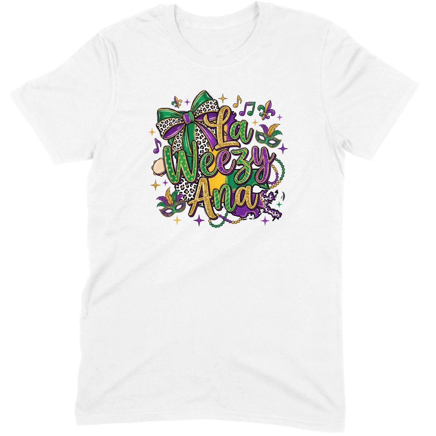 La Weezy Ana Louisiana Bow Tee