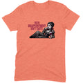 Disappointment Isn't Tasty design — a reclining Victorian vampire in grey lace holding a glass of red wine — printed on a heather orange unisex t-shirt